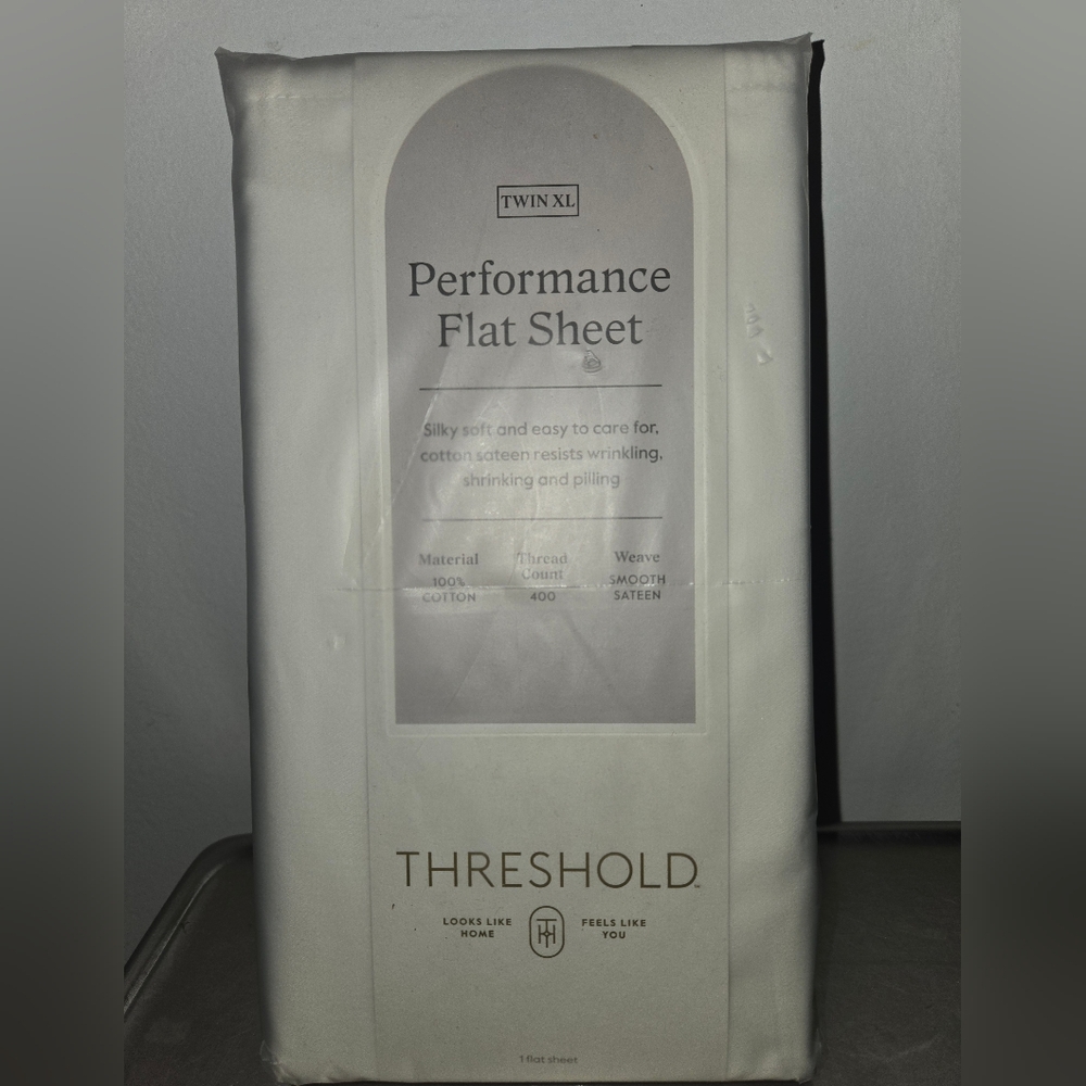 COPY - Threshold White Performance Flat Sheet Twin XL